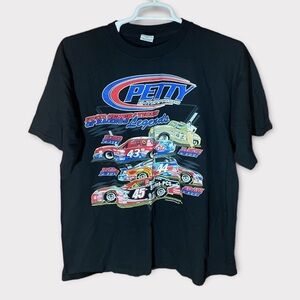Vintage Richard Petty Enterprises Nascar T-shirt Mens XL Cars Racing Casual 90s